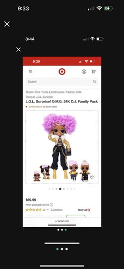 L.O.L , RainbowHigh , Bratz Dolls
