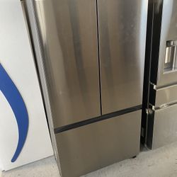 Stainless Steel 3-Door French Door Refrigerator - 24 Cu. Ft.