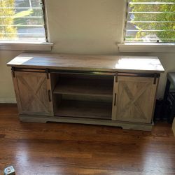 Tv Stand With Sliding Doors