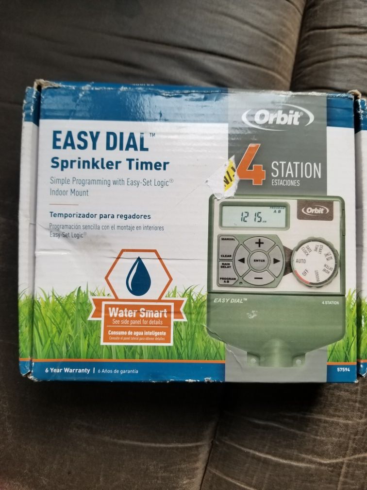 Orbit easy dial sprinkler timer