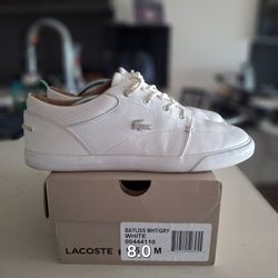 Lacoste Bayliss white shoes