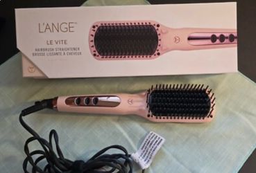 L'ange Hair Le Vite Blush Hairbrush Straightener