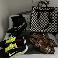 Women’s Shoes Flats Boots Heels Nike Steve Madden Size 10 Michael Kors Purse Clothing Size Medium Large 