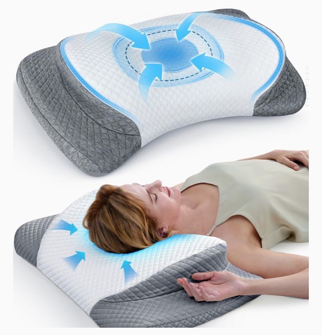 Ultra Comfort Cervical Neck Pillow for Pain Relief