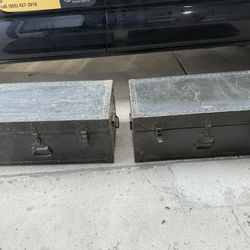 1949 General Products Company, Inc., Central Falls, R.I. Vintage metal trunks 