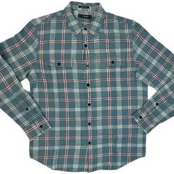 Lucky Brand Men's Button-Down Plaid Flannel Shirt