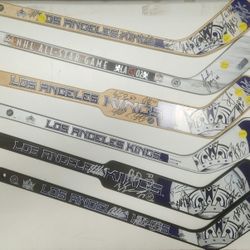 6 Kings Multi-Signed Mini-Sticks (Kopitar, Robitaille,  Quick...)