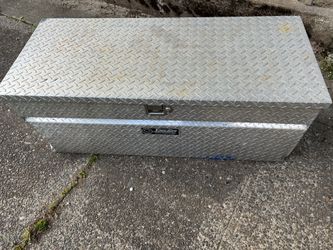 Diamond Plated Tool Box .