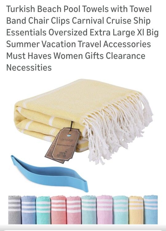 Turkish Towel With Chair Band