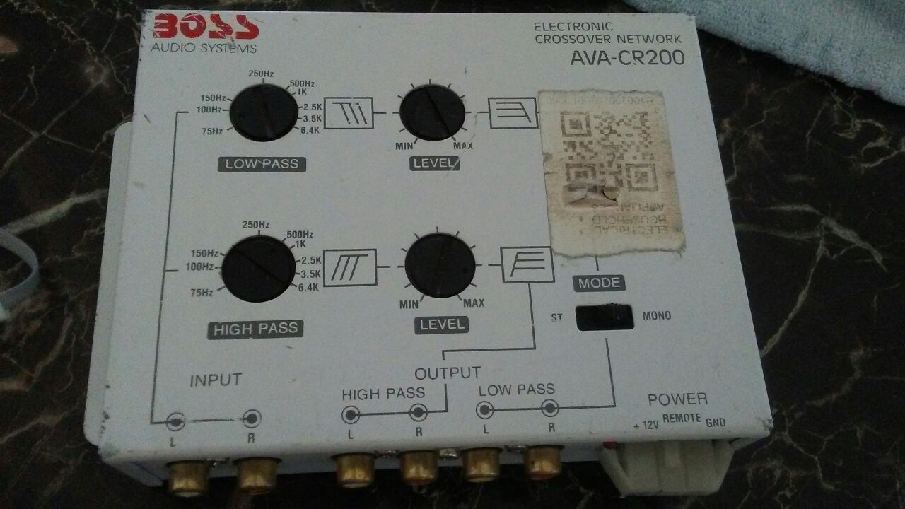 Boss Electric Crossover Network AVA- CR200