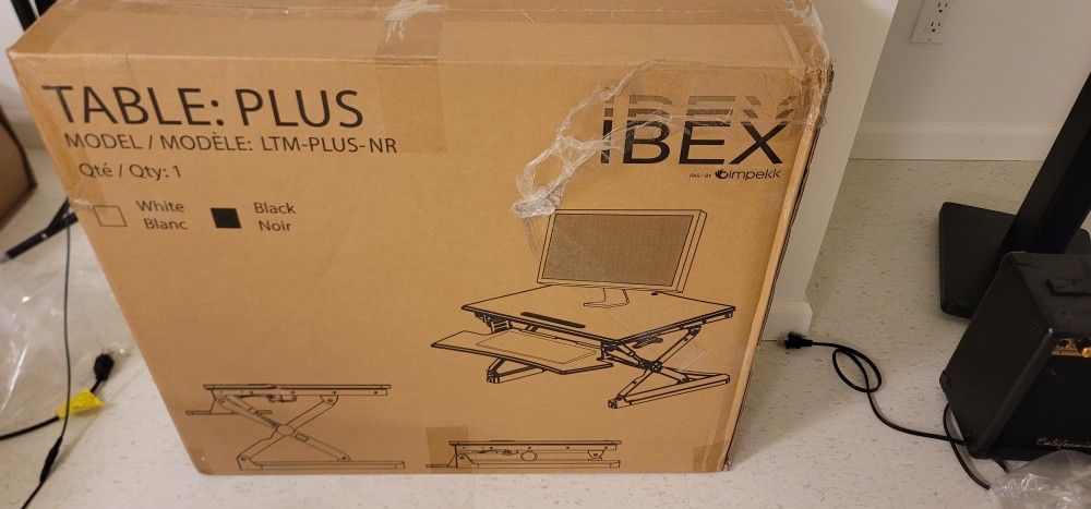 New! Impekk IBEX Stand-up Desk, Black