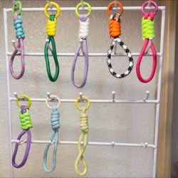 Colorful Paracord Keychain / Bag Charm