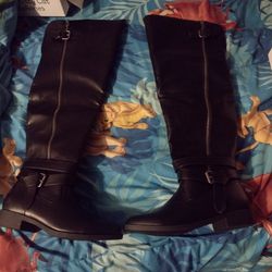 Women's Thigh High Leather Boots 