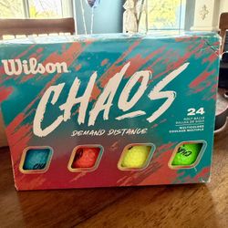 Assorted color golf balls 