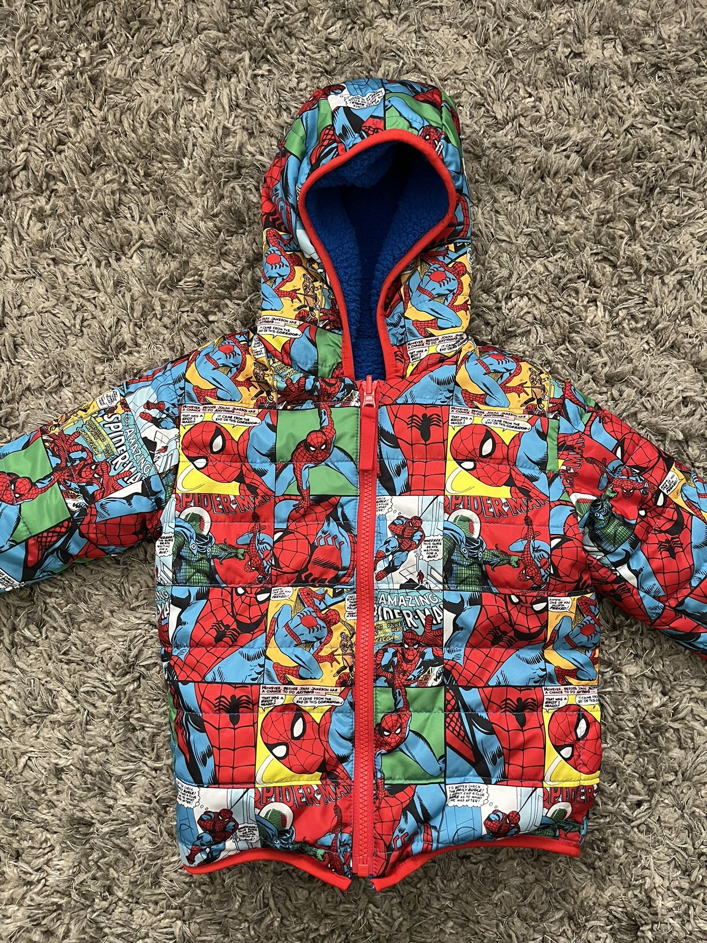 Boys Spider-Man Reversible Rain Coat