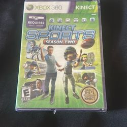 🎮 Kinect Sports: Season Two – Xbox 360 Kinect (New, Factory Sealed w/ Minor Wrap Tear)  New and unused copy of Kinect Sports: Season Two for Xbox 360