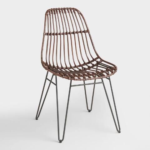World Market Rattan Hairpin Leg Chair For Sale In Hillsboro Or Offerup