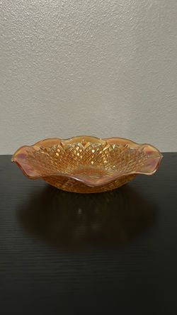Rare Antique Carnival Glass (salad bowl)