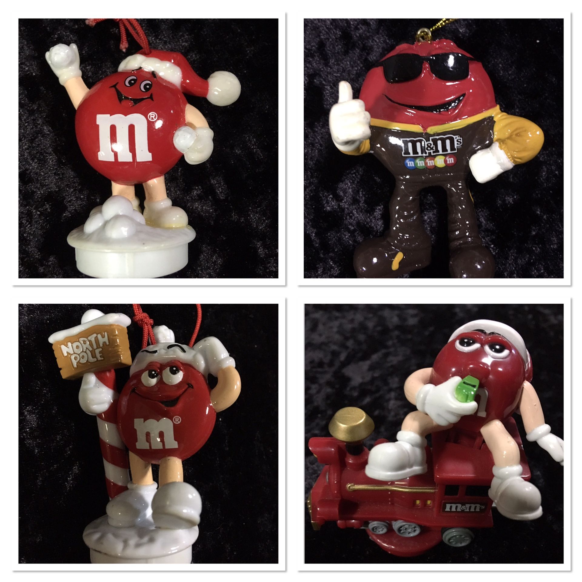 M & M Christmas ornaments - $12 for all