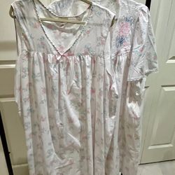 Night Gown With House Coat  Set 3X 