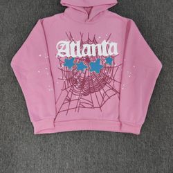 SP5DER Atlanta Pink Hoodie