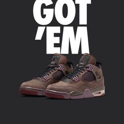 Jordan 4 A Ma Maniere Dark Mocha Size 6.5 8W