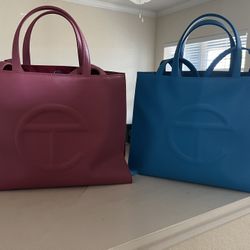 Two Telfar Shopping Bags