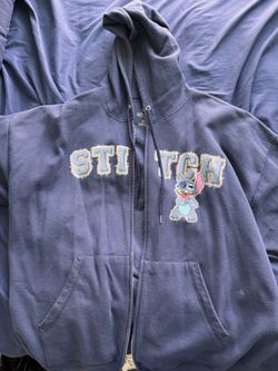 2000s Stitch Zip Up Hoodie