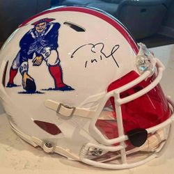 Tom Brady Signed Helmet 