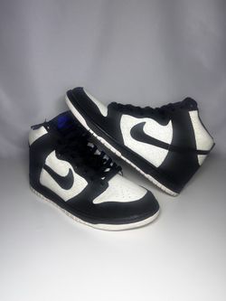 Size 9 - Nike Dunk High Sail Black Royal