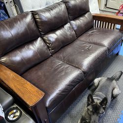 Italian Leather Couch For Sale 