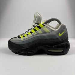 Nike GS Air Max 95 OG Neon Yellow Black CZ0910-001 Size 5.5