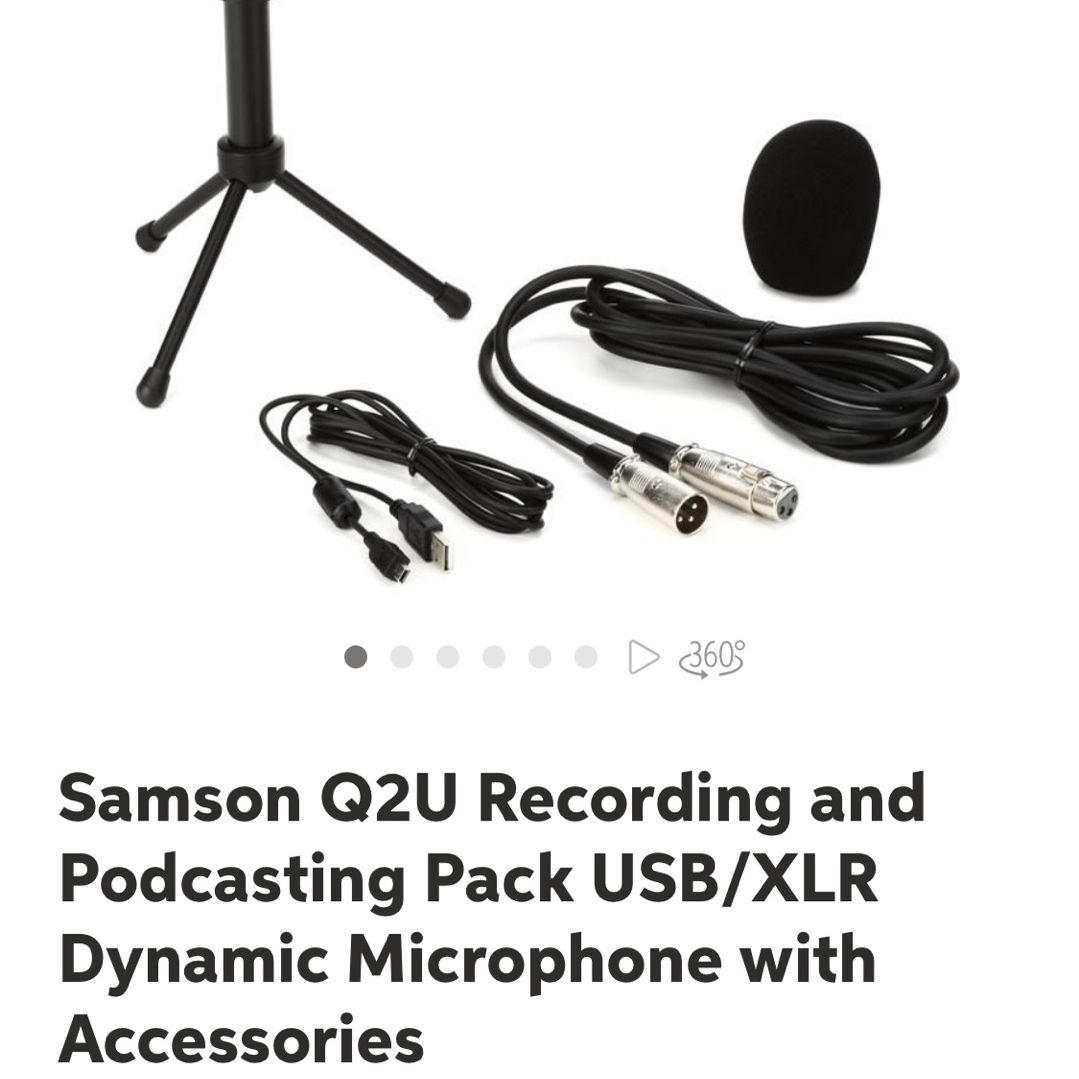 Samson Q2U  Recording And Podcasting Pack 