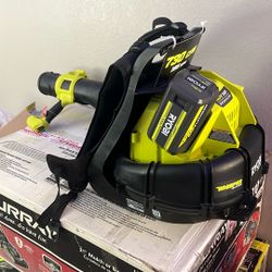 New Ryobi Backpack Blower 