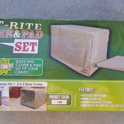 Durable and comfortable pad and crate cover super easy to clean