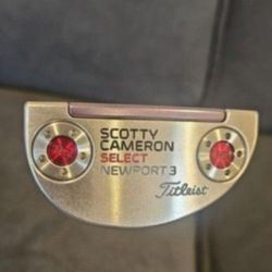 MINT CONDITION LIKE NEW  ! SCOTTY CAMERON  SELECT NEWPORT 3 Golf Putter