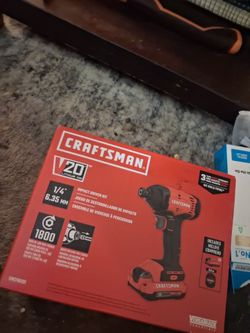 Craftsman 20V. Cordless brushless mini driver with the kit