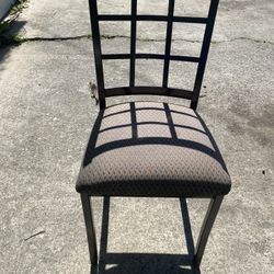 Metal Restaurant Quality Chairs (3 Chairs For $120)