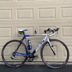 Fuji Roubaix Road Bike – 56cm – Shimano Tiagra – Carbon Fork Bicycle
