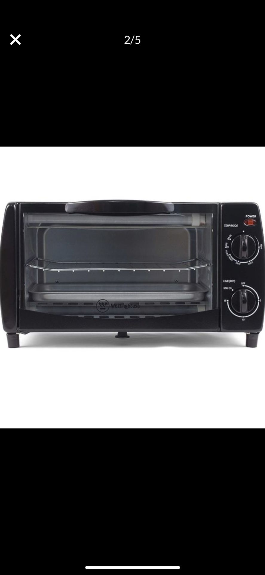 ‘Westinghouse’ Brand Toaster Oven! Clean!