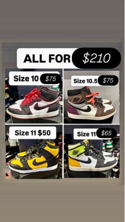 Jordan retro 1s size 10-11