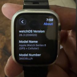 Apple Watch 8th Gen 45mm + LTE