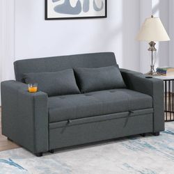Sofa Bed  ( Black Gray )