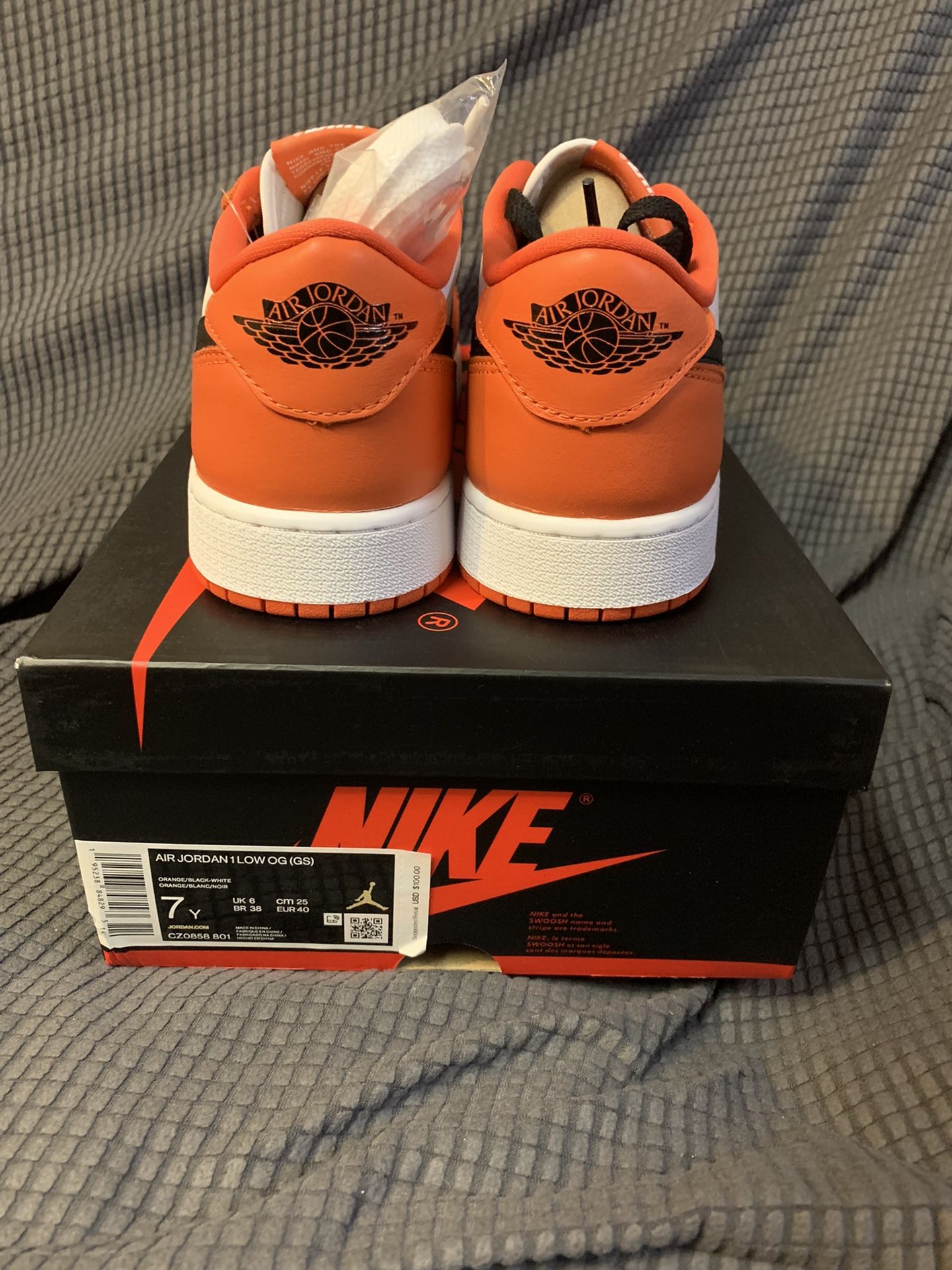 Air Jordan Retro 1 Low Og Starfish 7Y/8.5W