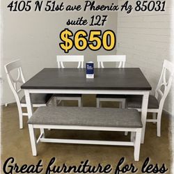 6 PCs Dining Table Set Brand New
