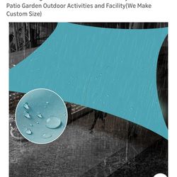 10x10 Turquoise Sun Sail