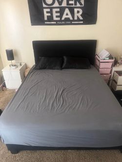 Bed used like new with matters