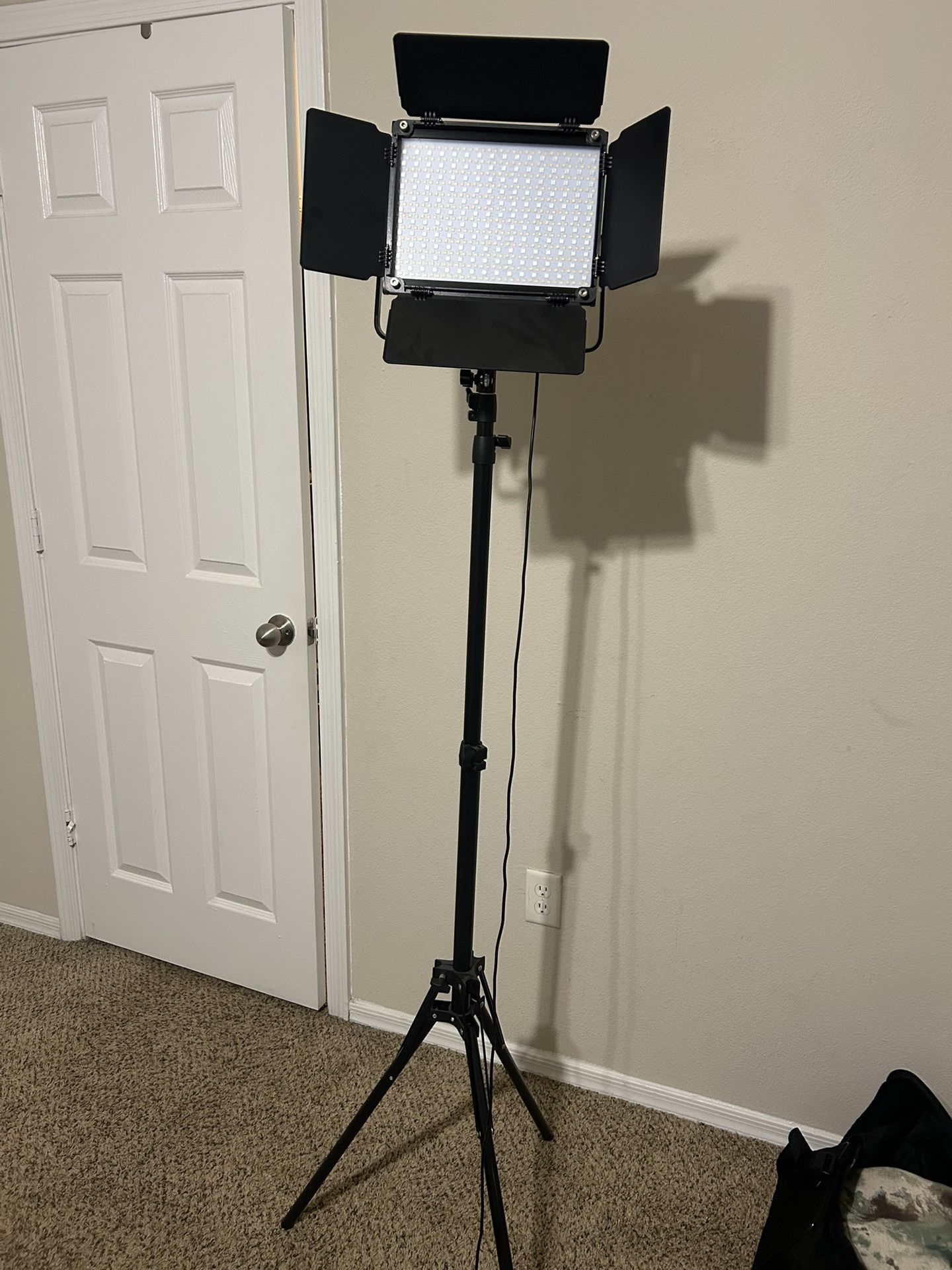 Led Light, Camera Backpack & Camera Stand