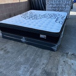 🌆King Size Mattress Pillow Top 12" Thick