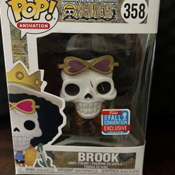 Funko Pop! One Piece Brook 2018 Fall Convention Hot Topic Exclusive Figure #358